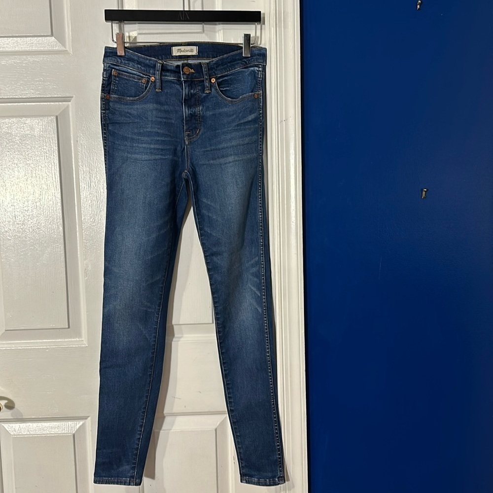Women’s MADEWELL 9” High Rise Skinny Denim Jeans Size 28T